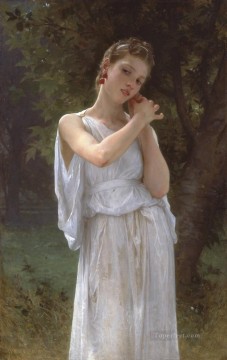 Boucles DOreilles The earrings 1891 Realism William Adolphe Bouguereau Oil Paintings